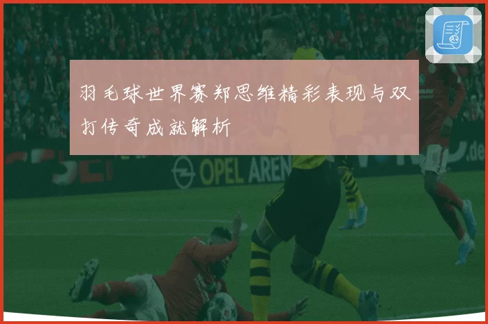 羽毛球世界赛郑思维精彩表现与双打传奇成就解析